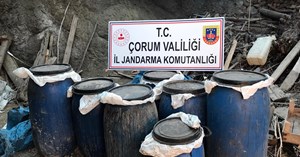 Çorum'da kaçak içki operasyonu