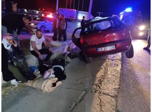 Çorum - Samsun karayolunda kaza: 4 yaralı