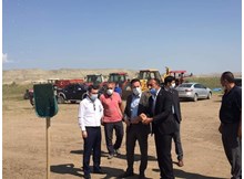 Kaymakam Görmüş çeltik hasadını inceledi