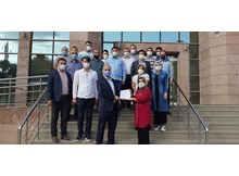 AK Parti İlçe Başkanı Okudan mazbatasını aldı