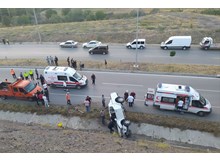 Kontrolden çıkan arazi aracı devrildi: 3 yaralı