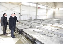 Beton bloklar belediye tesislerinde üretiliyor