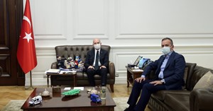 Ceylan’dan Soylu’ya geçmiş olsun ziyareti