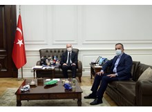 Ceylan’dan Soylu’ya geçmiş olsun ziyareti