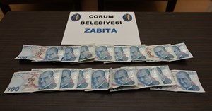 Sahte parayla alışveriş yaparken yakalandı