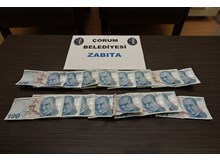 Sahte parayla alışveriş yaparken yakalandı