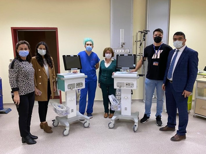 SUNGURLU DEVLET HASTANESİ'NE YERLİ SOLUNUM CİHAZI