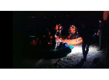 Mahsur kalan balıkçıları AFAD kurtardı