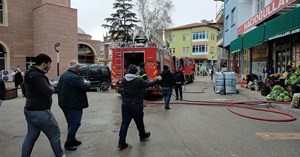 Osmancık’ta market yangını