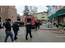 Osmancık’ta market yangını