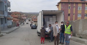 Yardım kolileri ihtiyaç sahiplerine ulaştırılıyor