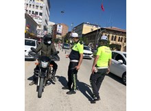 Motosiklet denetimleri sürüyor