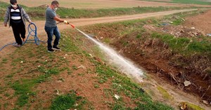 Alaca’da haşere ile mücadele çalışması