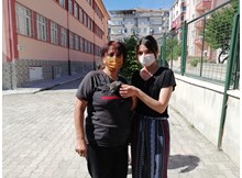 Boruya sıkışan yavru kediyi belediye ekipleri kurtardı