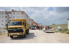 Mimarsinan ve Sülüklüevler’de kanalizasyon çalışması