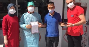 16 kez kan bağışladı, örnek bağışçı oldu
