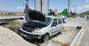 Sungurlu'da trafik kazası: 2 yaralı