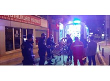 Merdiven boşluğuna düştü