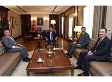 Çorum protokolü, Bakan Çavuşoğlu’nu ziyaret etti