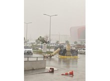 Fırtınaya saat kulesi de dayanamadı