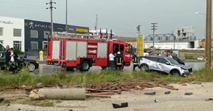 Başkan Aşgın’ın oğlu kaza yaptı