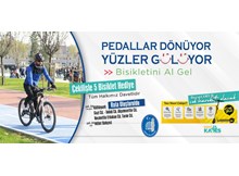 Bisikletini de al gel