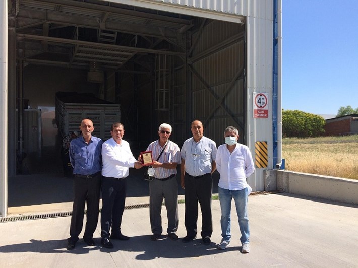 ÇORUM'DA LİSANSLI DEPOYA İLK BUĞDAY TESLİMİ YAPILDI