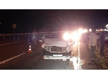 Kamyonet ile otomobil çarpıştı: 4 yaralı