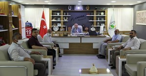 Şehit ailelerinden Başkan Şahiner’e ziyaret