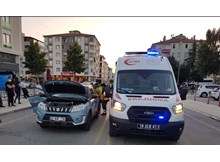 Motosiklet sürücüsü ağır yaralandı