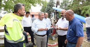Yeni kuyuların suyu Bahabey arıtmaya ulaştı