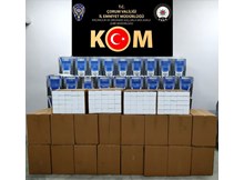 1 milyon 30 bin kaçak makaron ele geçirildi