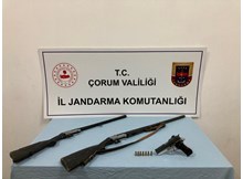 Jandarmadan ruhsatsız silah operasyonu