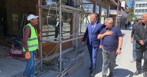 Ceylan ve Aşgın, cephe sağlıklaştırması projesini inceledi