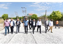 Çorum Belediyesi’nden Alaca’ya asfalt desteği