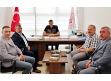 Çorumlu esnaf temsilcilerinden Türkeli’ye geçmiş olsun ziyareti