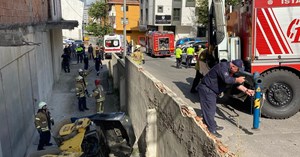 İş makinesinin altında can verdi