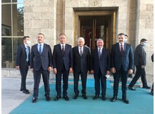 Ceylan ve Çorum protokolü, Binali Yıldırım ile görüştü