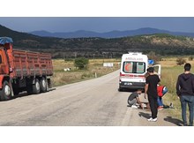 Motosiklet kazası: 2 yaralı