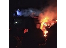 Yangın, bir evi kül etti