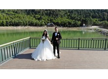 Yeşilgöl, gelin ve damatların doğal stüdyosu oldu