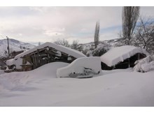 Çorum’da yarım metre kar var