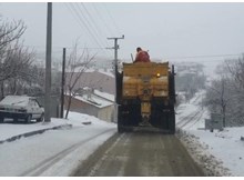 Sungurlu Belediyesi'nden kar mesaisi