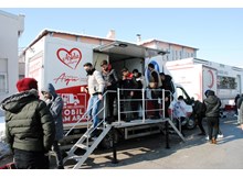 Esnaf, kan bağışı için sıraya girdi