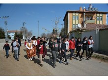 Ovasaray Köyü'nde 'çiğdem aşı' şenliği