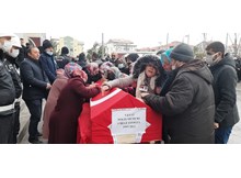 Genç polise hüzünlü veda