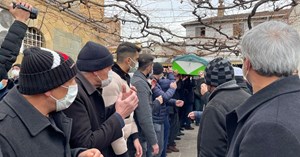 Şeyma Döğücü’nün annesi son yolculuğuna uğurlandı