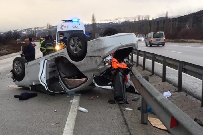 OSMANCIK'TA TRAFİK KAZASI; 1 ÖLÜ