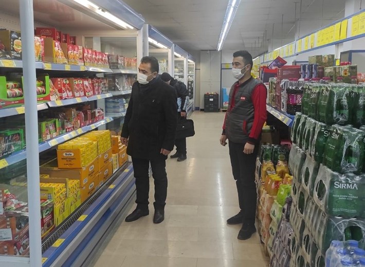 SUNGURLU'DA MARKETLERDE KDV DENETİMİ
