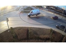 Ambulans kazası güvenlik kamerasında